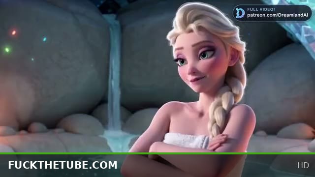 Elsa and Rapunzel 3D Lesbian Strap-On Parody - Queen Takes Charge